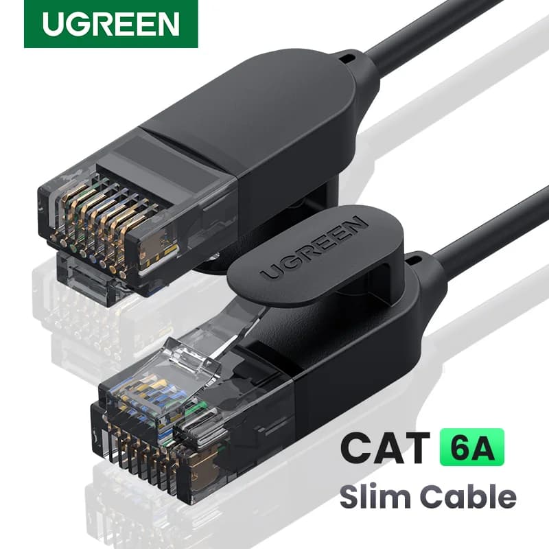 Ethernet-кабель Cat 6a, патч-корд для сети 10 Гбит/с