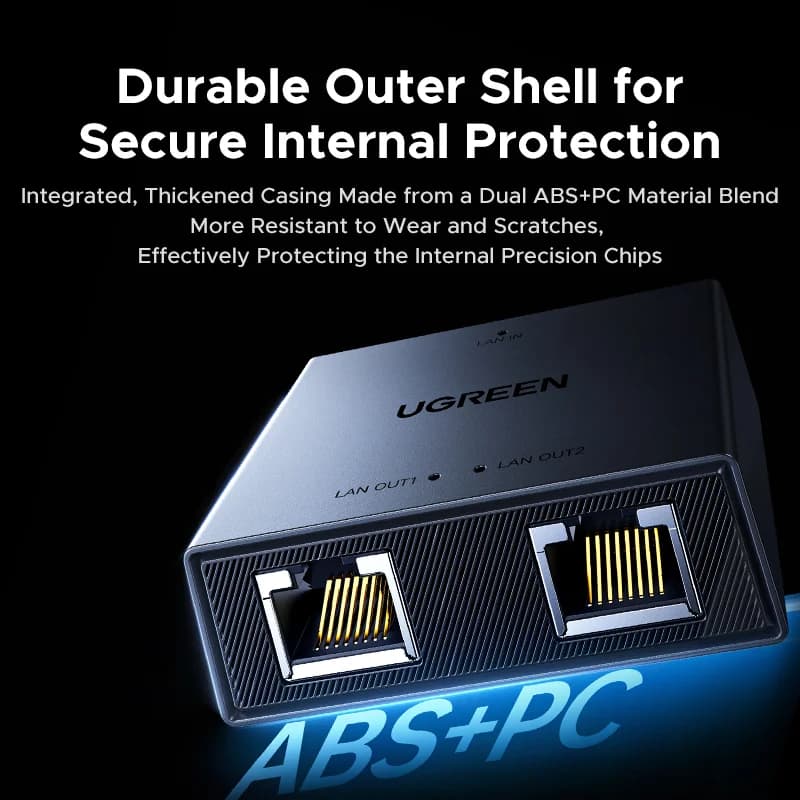 Разветвитель сети Ethernet RJ45 1 на 2