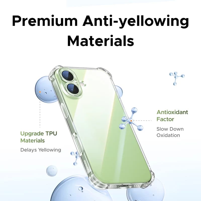 Прозрачный противоударный чехол Airbag для iPhone