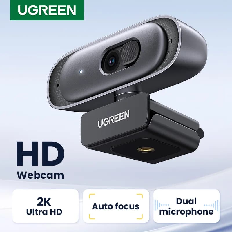 USB-веб-камера 2K HD с двумя микрофонами