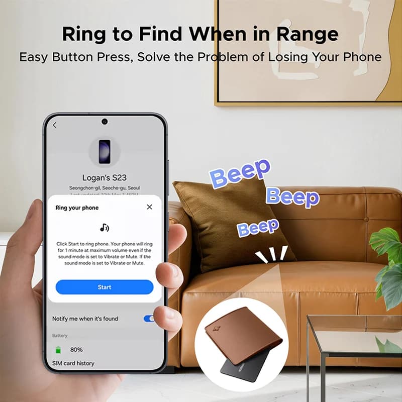 Bluetooth-трекер для ключей и кошельков