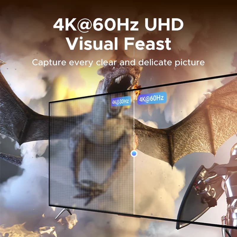 HDMI коммутатор на 5 портов с поддержкой 4K и пультом ДУ