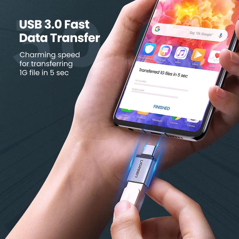 Адаптер USB-C на USB 3.0, Thunderbolt 3 OTG