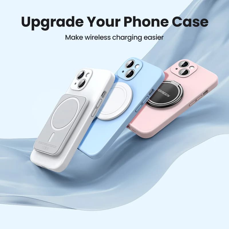 Магнитное металлическое кольцо-адаптер для беспроводной зарядки MagSafe
