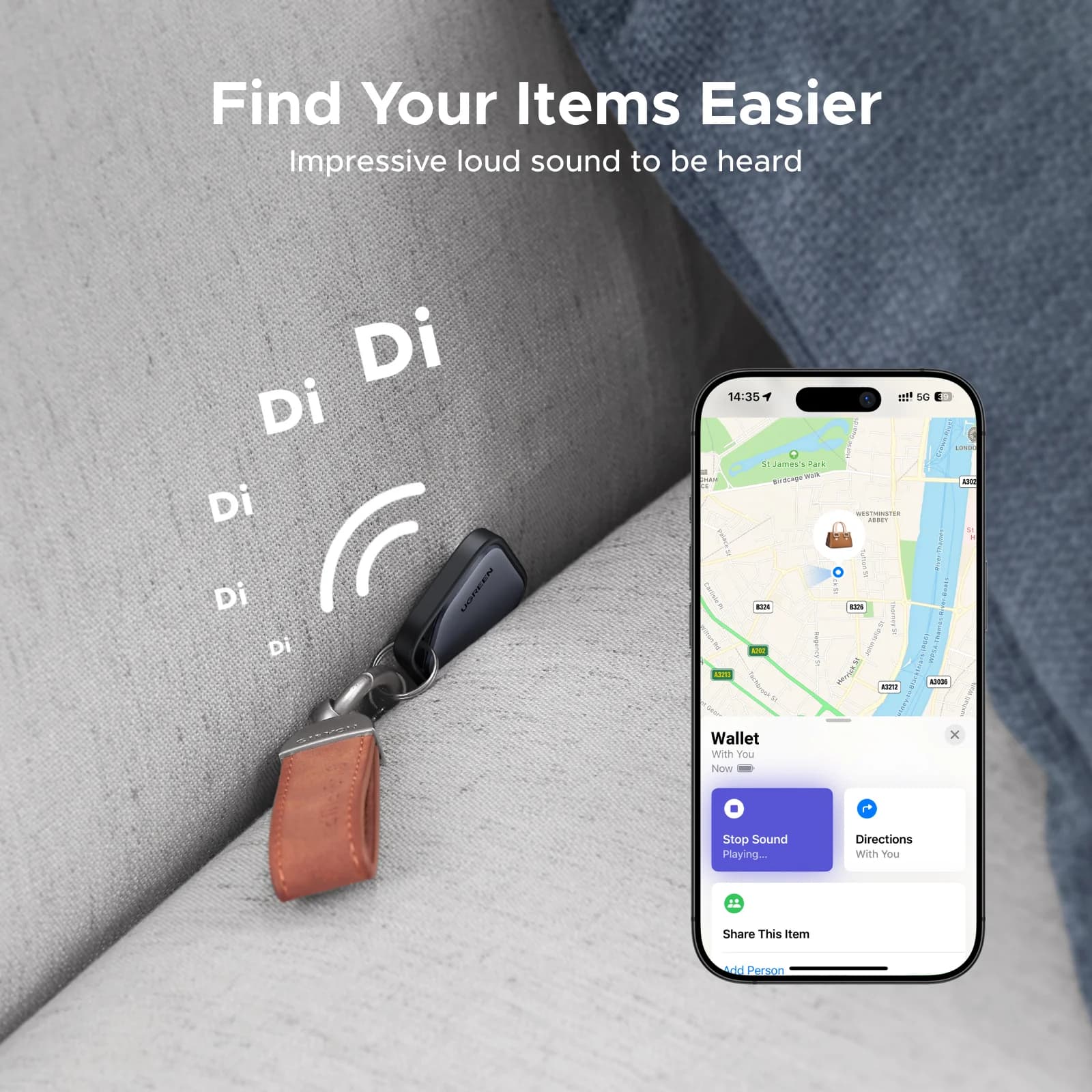 Умный Bluetooth-трекер для iOS Find My