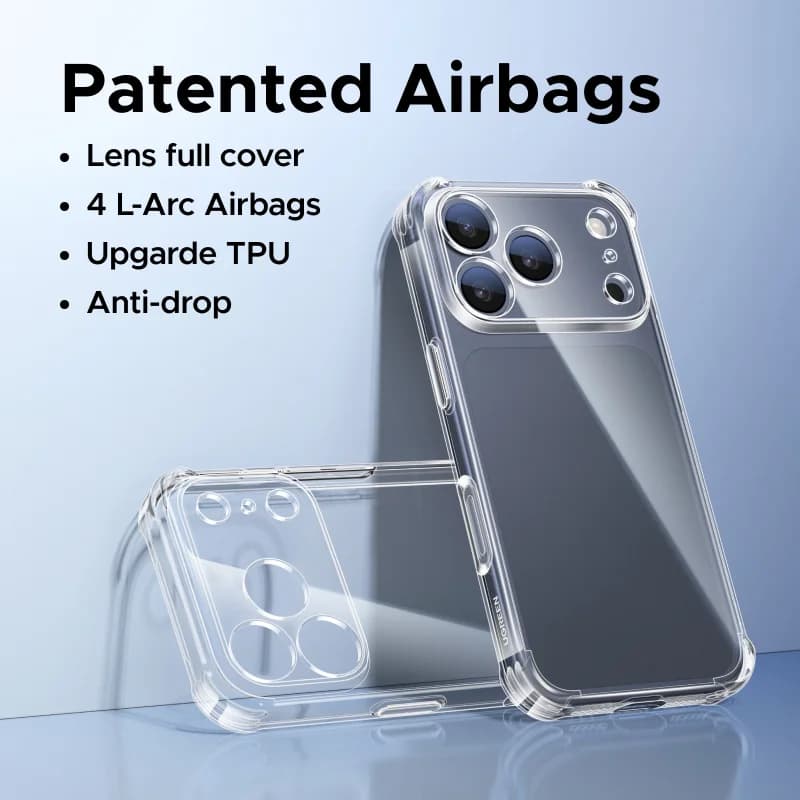 Прозрачный противоударный чехол Airbag для iPhone