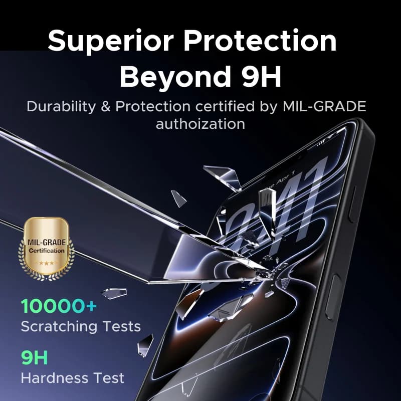 Закаленное стекло для экрана iPhone, набор 2 шт.