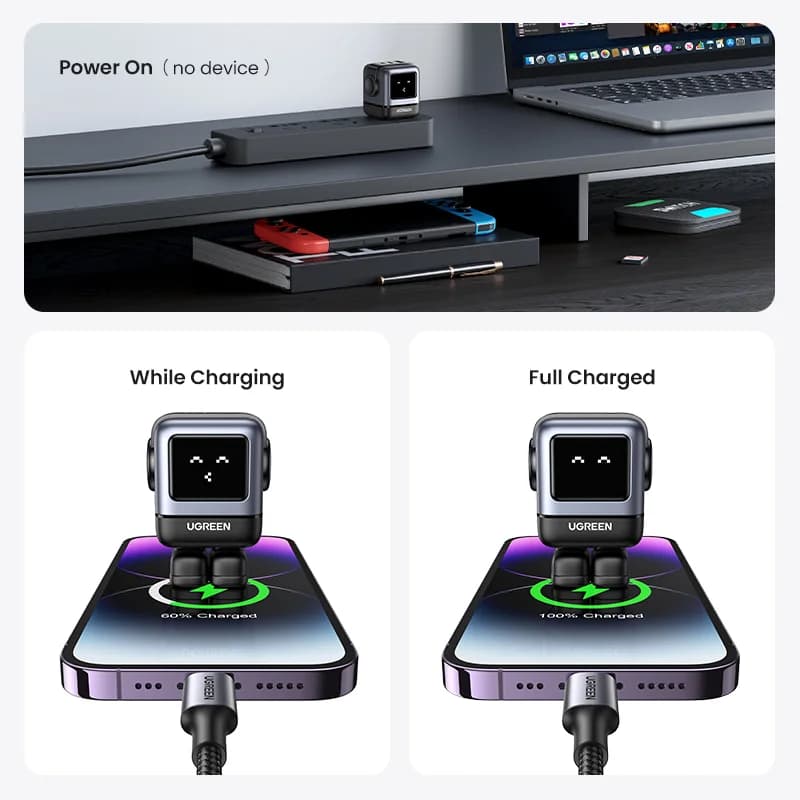 Зарядное устройство GaN USB-C 65 Вт, вилка US