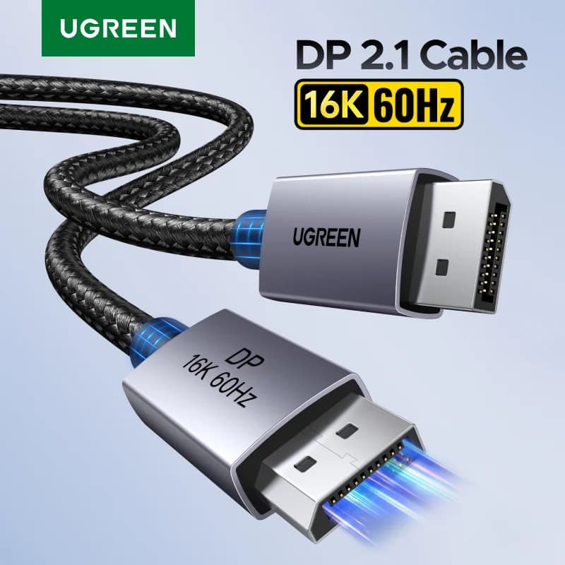 Кабель DisplayPort 2.1, поддержка видео 8K 60Hz HDR