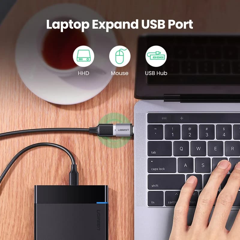 Адаптер USB-C на USB 3.0, Thunderbolt 3 OTG