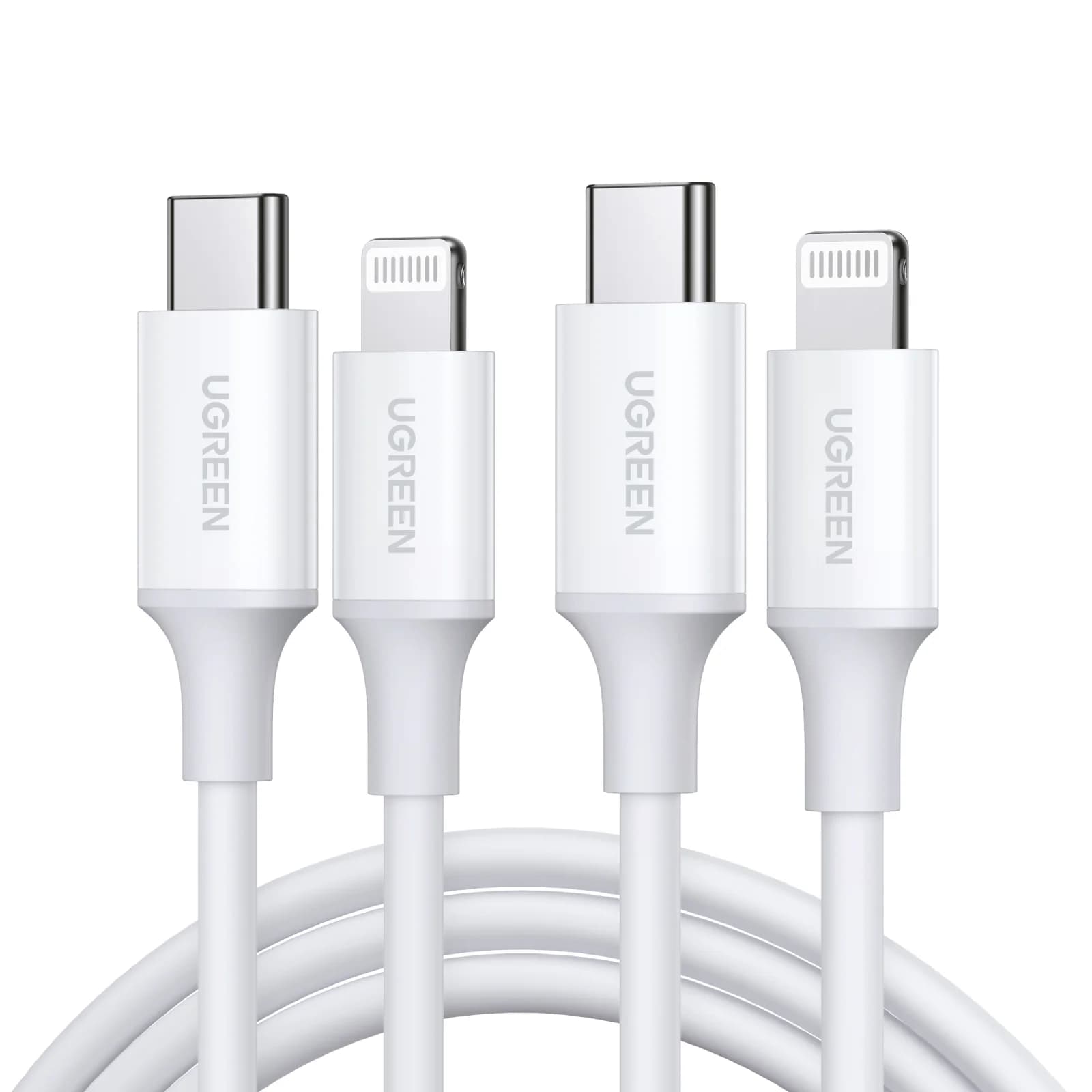 Кабель USB-C на Lightning, MFi сертификат, 2 шт.
