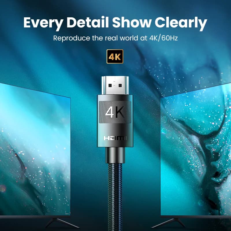Высокоскоростной кабель HDMI 2.0, 4K 60Hz