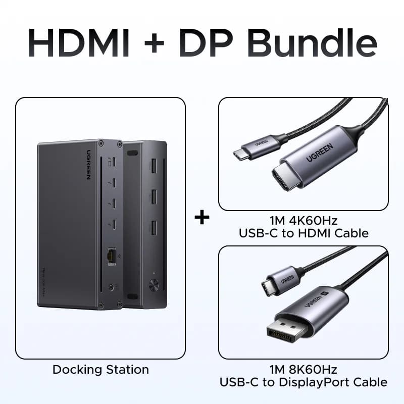 Станция докования Thunderbolt 4, 8-в-1, 40 Гбит/с