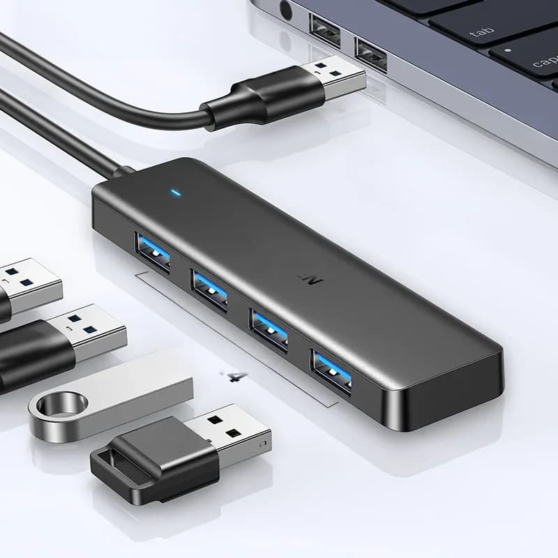 Хаб USB 3.0 и USB-C на 4 порта